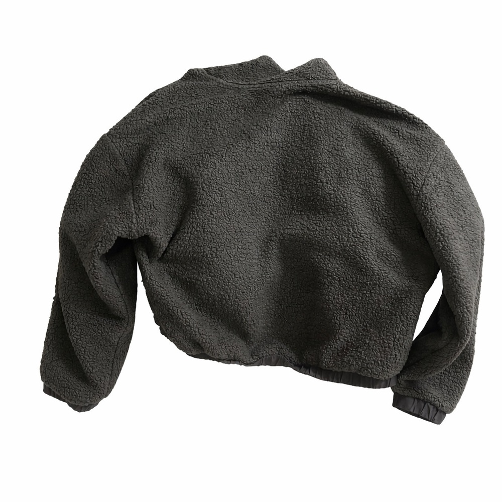 Vuori Charcoal Gray Teddy Jacket - Picture 3 of 6